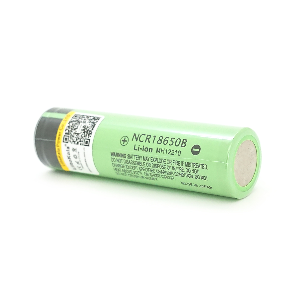 Акумулятор 18650 Li-Ion LiitoKala Lii-34B-JT, 3400mAh (3200-3400mAh), 3.7V (2.75-4.2V), Green, PVC BOX