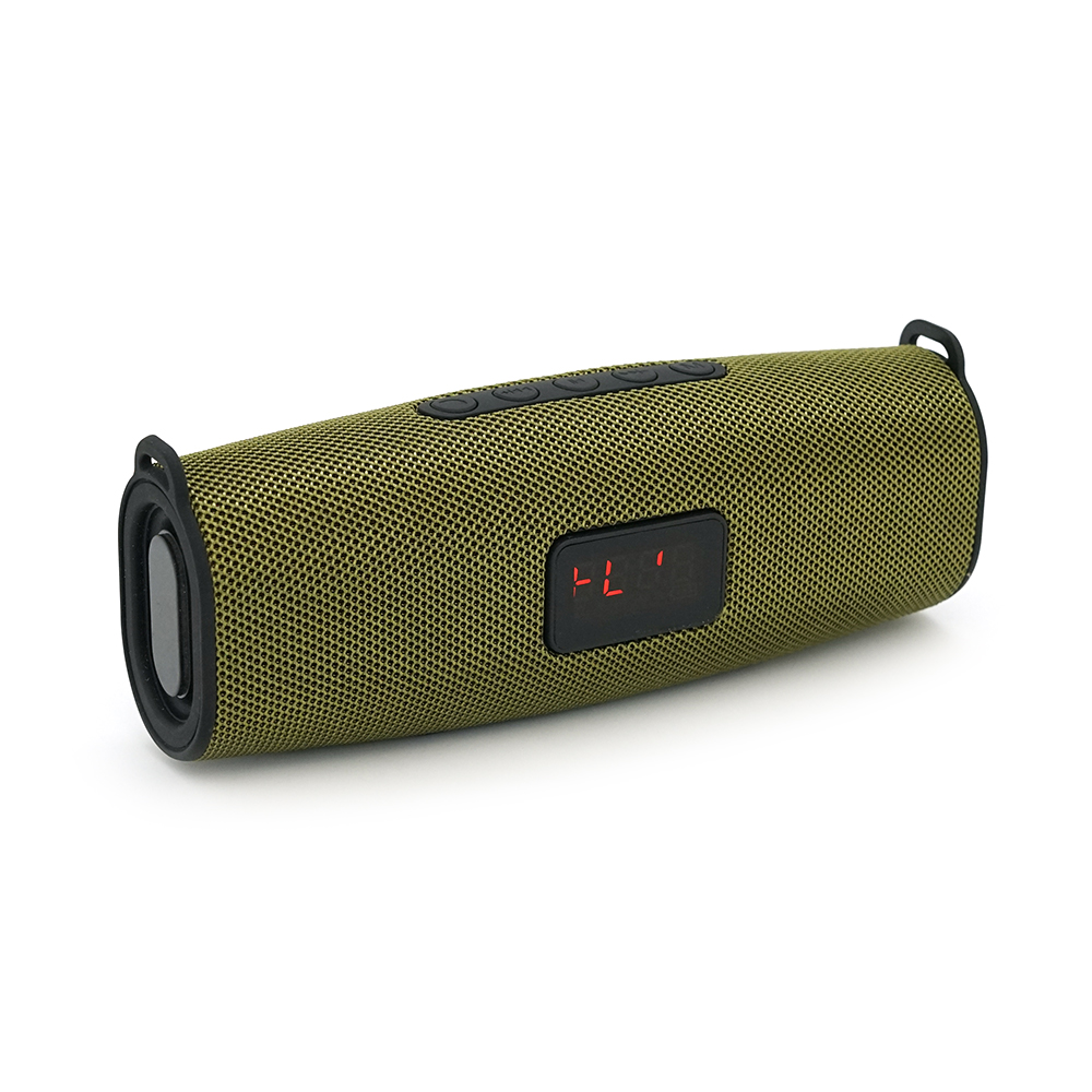 Колонка DH7+Display Bluetooth 4.1 до 10m, 1х3W, 4Ω, 400mAh, ≥90dB, TF card/USB, ремень, DC 5V, Green