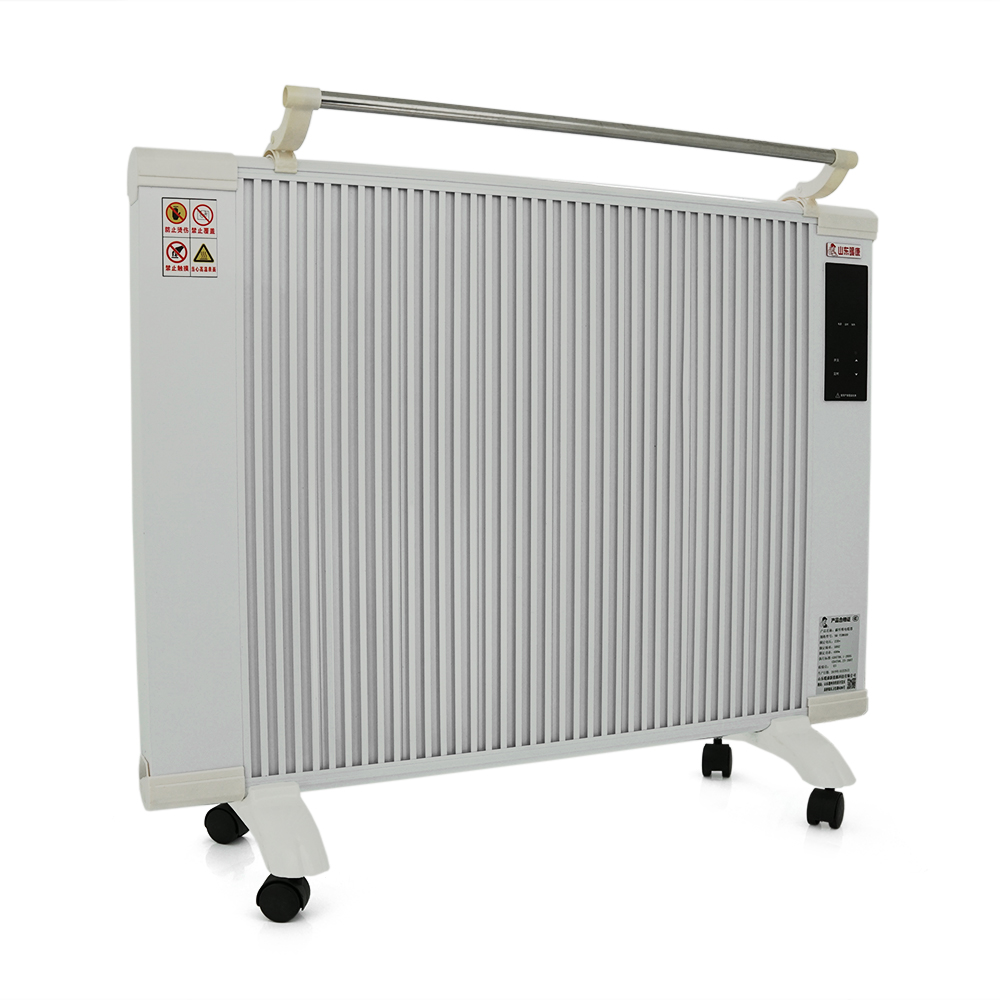 Конвектор електричний Nuankang NK-TXW600, LED-дисплей, електронний термостат, 220V/0.6kW, 5-10 м², Box + перехідник на євророзетку