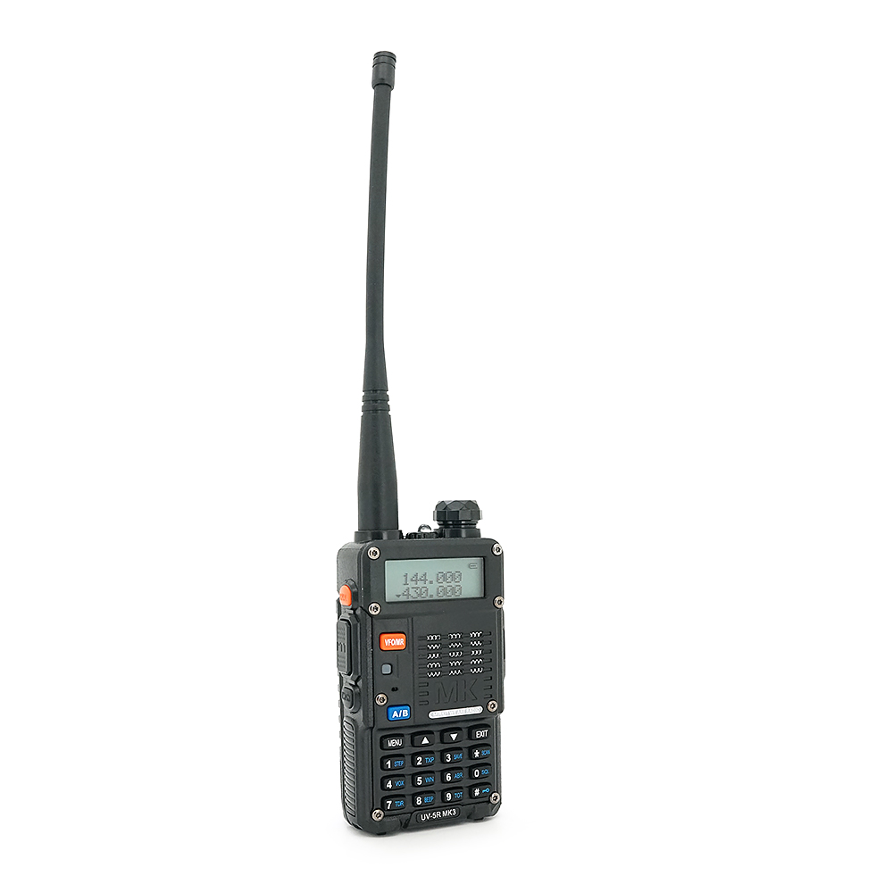 Бездротова рація Baofeng UV-5R-5W, корпус пластмас, частота 400-470MHz, Mix color, BOX