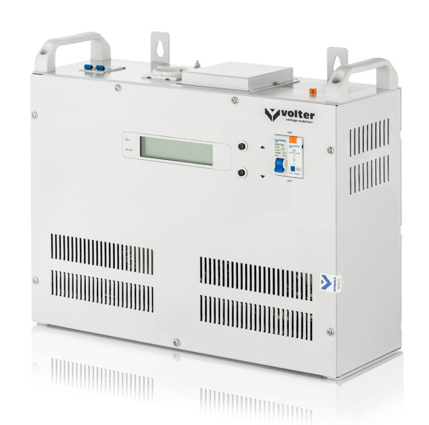 Стабілізатор напруги VOLTER однофазний теристорний СНПТО-9пт (9000Вт), 220В, 150-245В, 16 ступенів