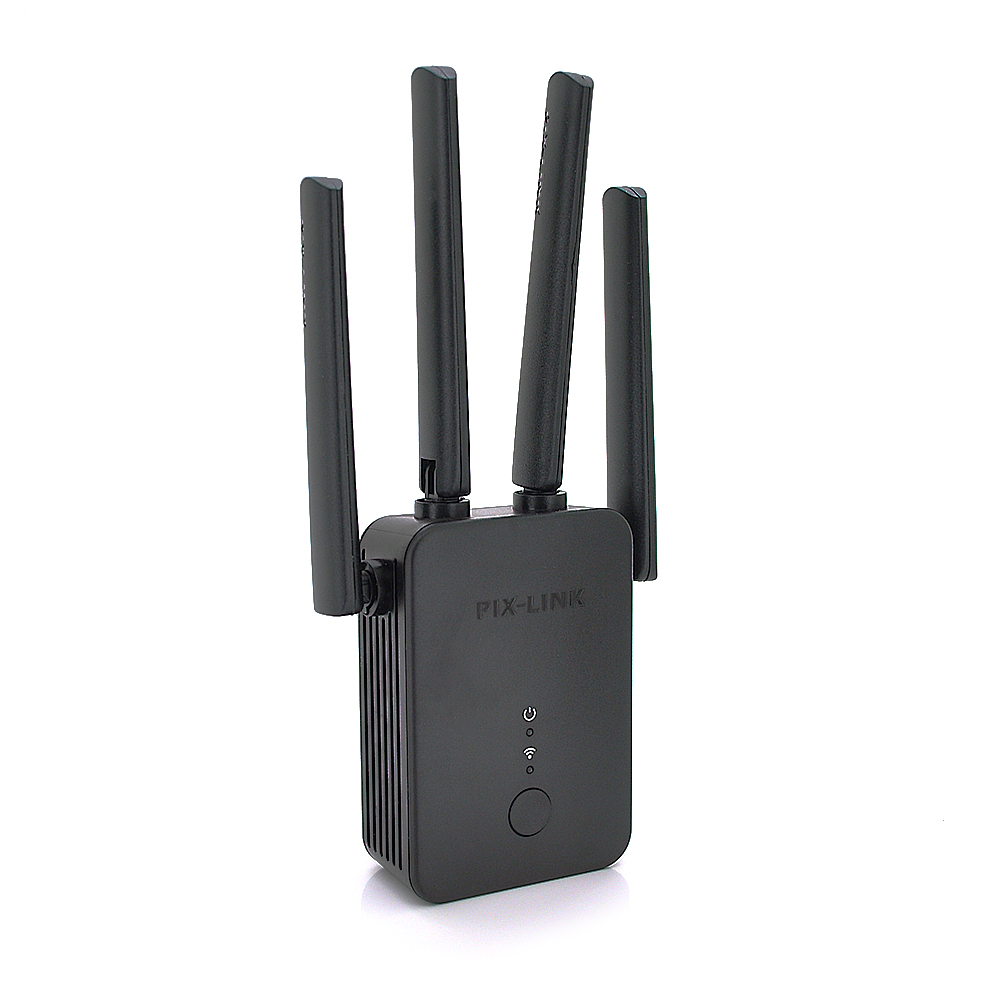Підсилювач WiFi сигналу з 4-ма вбудованими антенами LV-WR42Q, живлення 220V, 300Mbps, IEEE 802.11b / g / n, 2.4-2.4835GHz, BOX