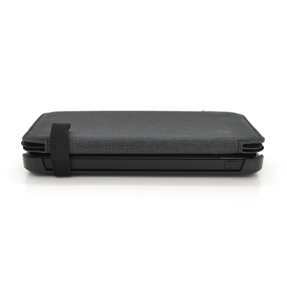 Power bank 12000 mAh Solar, Input:5V/1A(microUSB), Output:5V/2,1А(2хUSB), rubberized case, Black, BOX — Фото 3