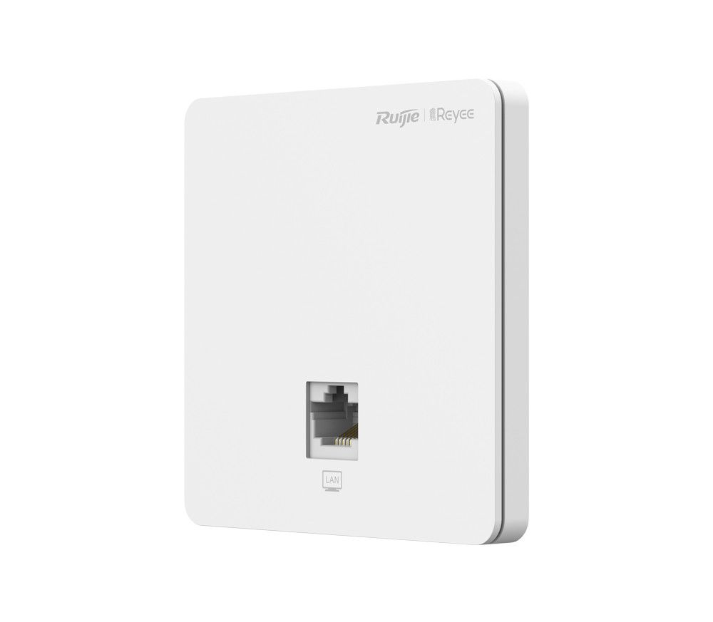 Настінна дводіапазонна точка доступу Ruijie Reyee RG-RAP1200(F),1 Ethernet 100 Мбіт / с + 1 PoE 100 Мбіт / с, 86х86х29.3 мм