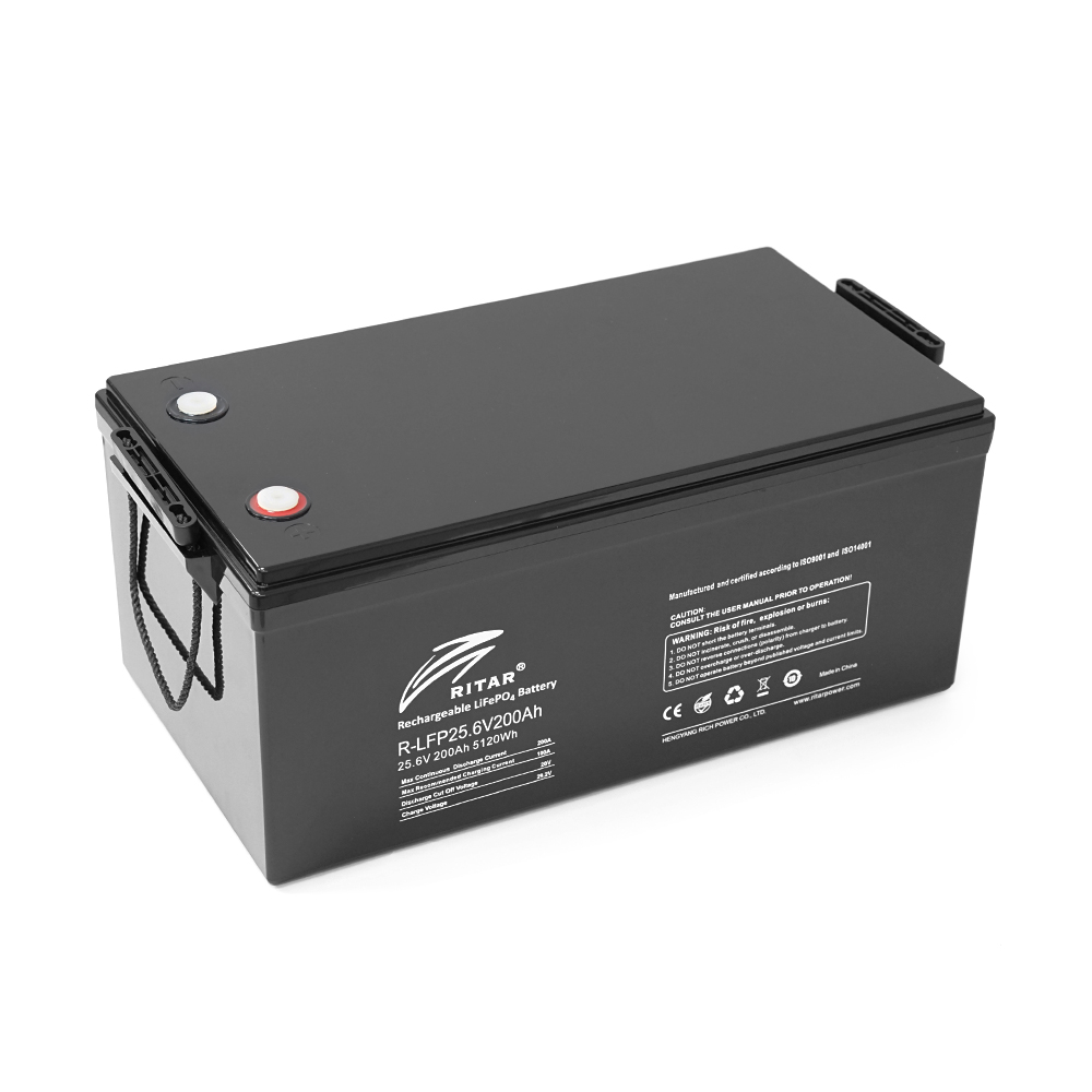Літієвий акумулятор Ritar R-LFP 25.6V 200Ah / 25.6 В / 200 А⋅год / LiFePO4