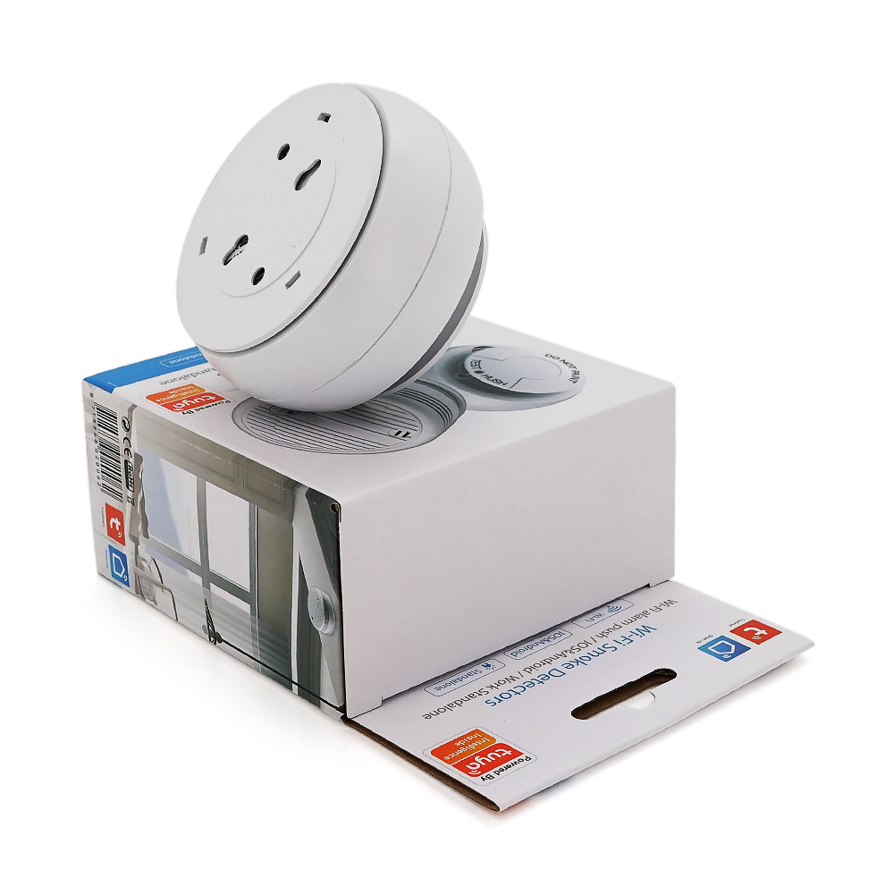 Автономний WiFi датчик 2 в 1 диму з сиреною YOSO Dsmoke WIFI-03 TUYA живлення CR123A 1 шт.