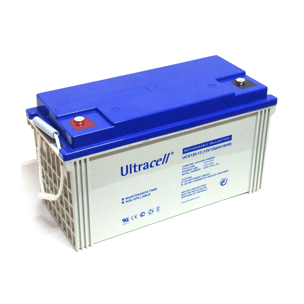 Акумуляторна батарея Ultracell UCG120-12 GEL 12 V 120 Ah (409 x 176 x 225) White Q1 / 40