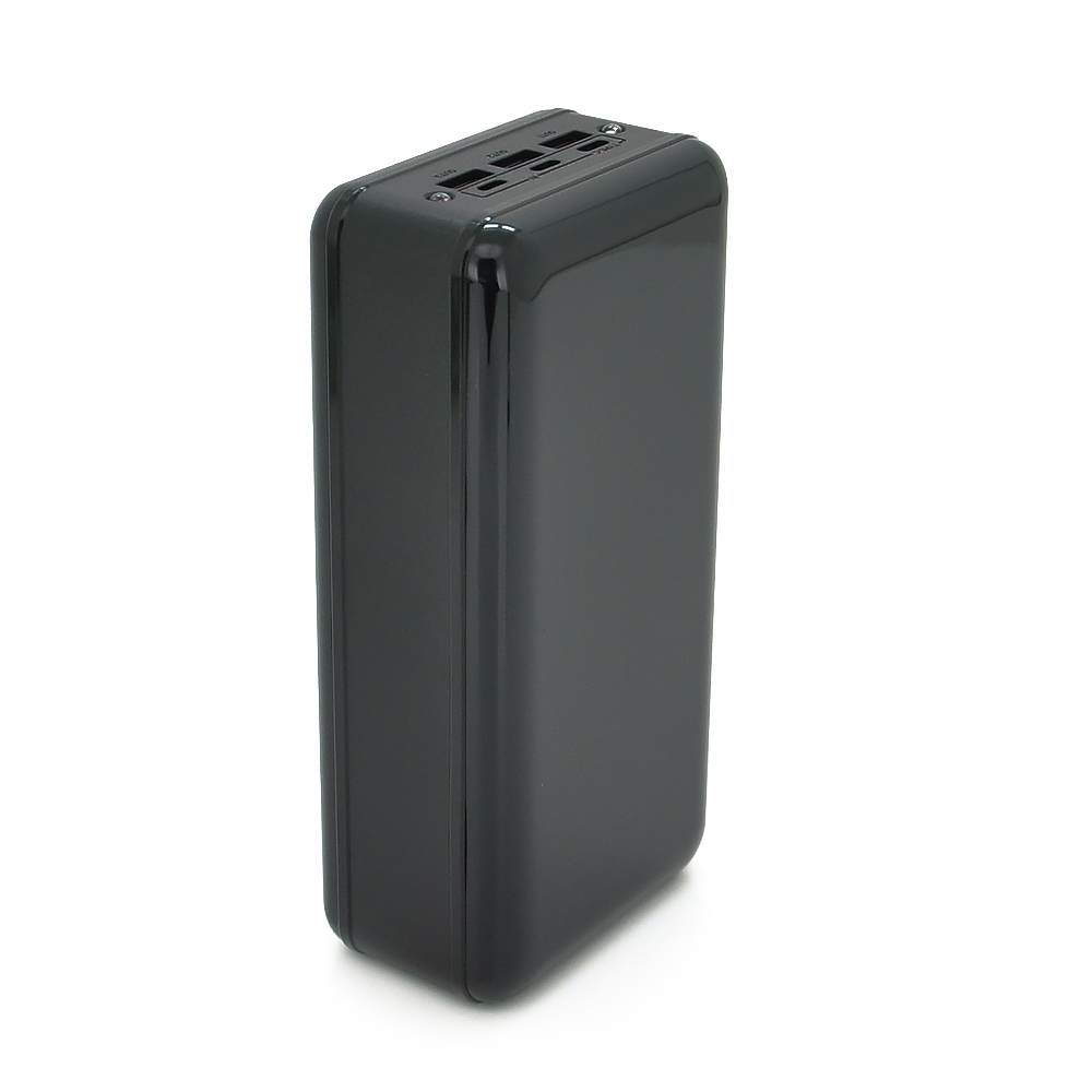 Power bank YM-391 50000 mAh, Input:5V / 2.1A(micro USB, Type-C, Lighting), Output:5V / 2.1A(3хUSB), plastic, Black, BOX
