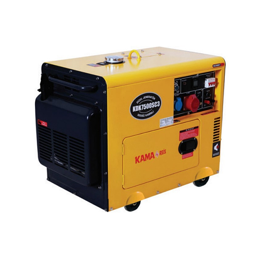 Генератор KAMA KDK7500SC3 / 5.5 кВт / дизель