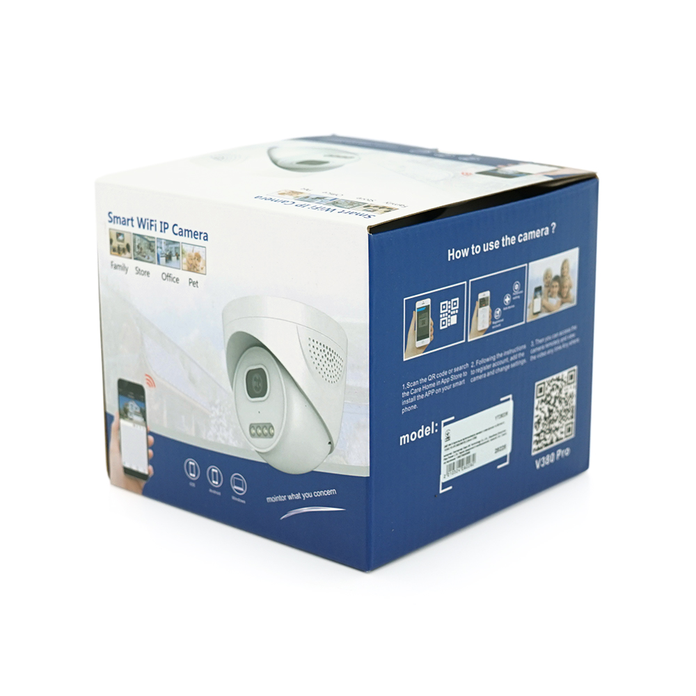 2MП Wi-Fi Купольна вулична / внутр камера з мікрофоном та SD / карта YOSO YO-IPC56D2MP20 2.8mm V380
