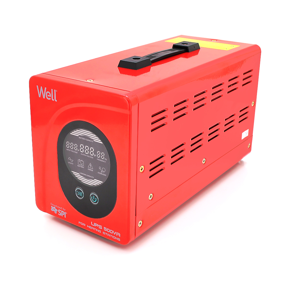 ДБЖ з правильною синусоїдою PSW-Well-500VA (300W), 12V під зовнішню батарею, струм заряду 10A