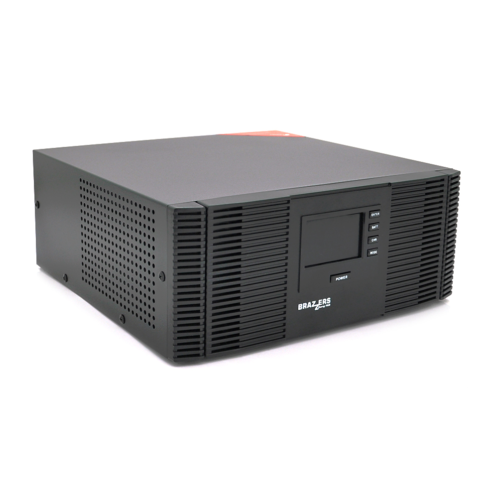 Гібридний інвертор BRAZZERS BRZ-SOLAR-1500, 1500VA/1200W, 24V, ток заряда 10/20A, inverter100-290V, UPS145-275V, MPPT 30А(20-32)