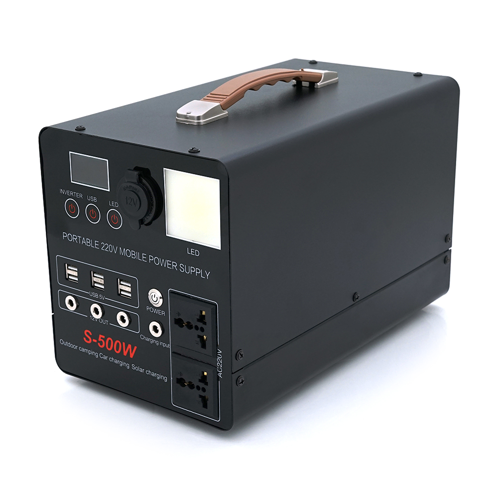 Портативний PowerBank S-500W, LiFePo4 40000mAh, 220V / 30A, 2*AC / 220V+4*DC / 12V+6*USB / 5V, LED, Q2