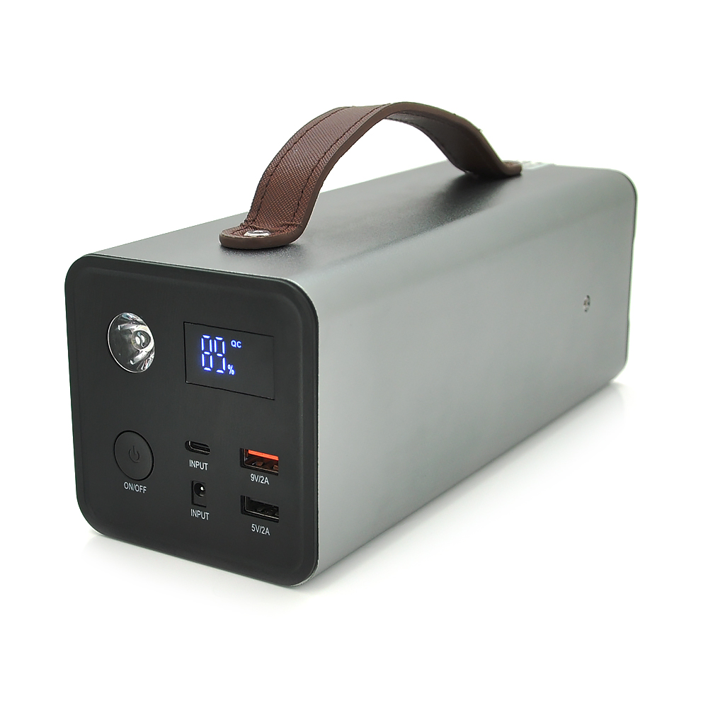 Портативна зарядна станція XM02A 200W, 220V / 50A, 1*AC / 220V+QC3.0, 5V / 3A-9V / 2A, АКБ - 32000mAh, LED