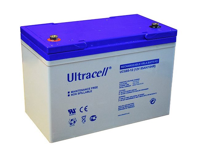 Акумуляторна батарея Ultracell UCG85-12 GEL 12V 85 Ah (306 x 128 x 214) White Q1 / 67