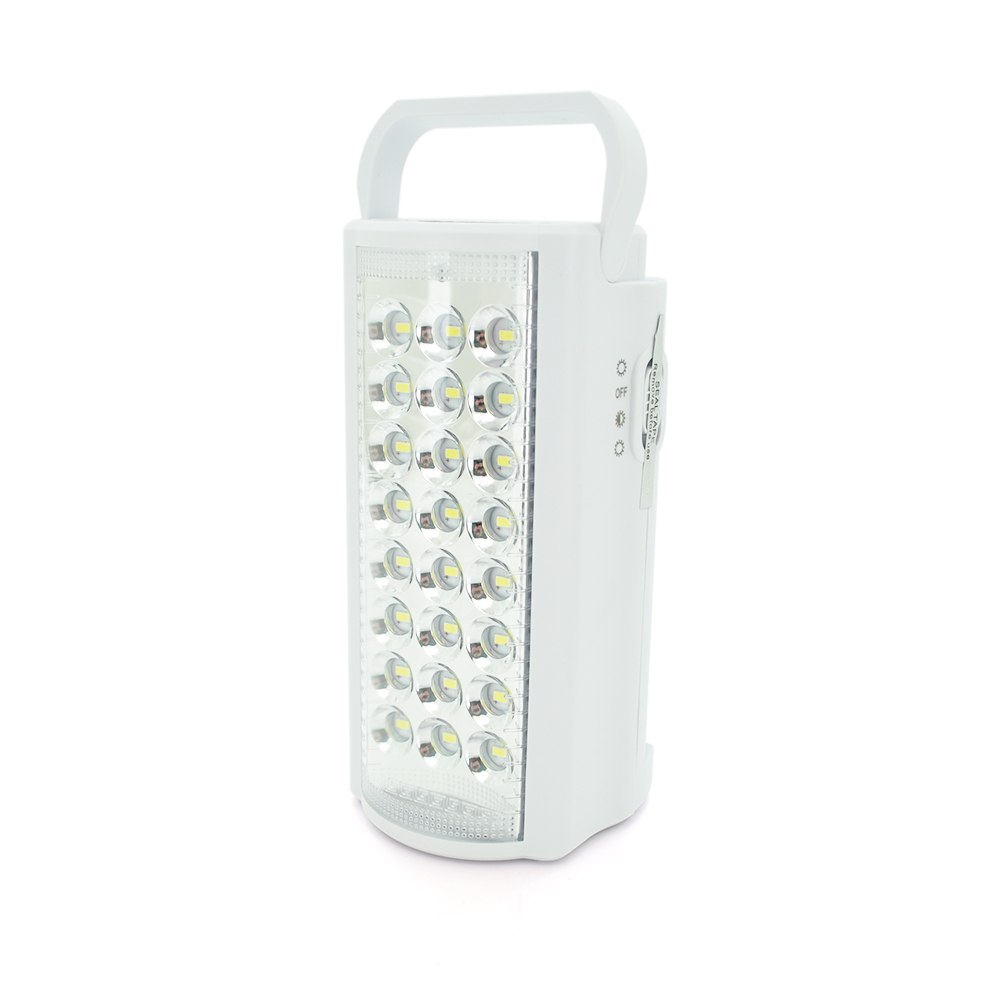 Ліхтар переносний ALMINA MX-2606L, 2 режими (16+8Led), вбудований аккум, корпус пластмас, кабель 220В, Mix color, Box