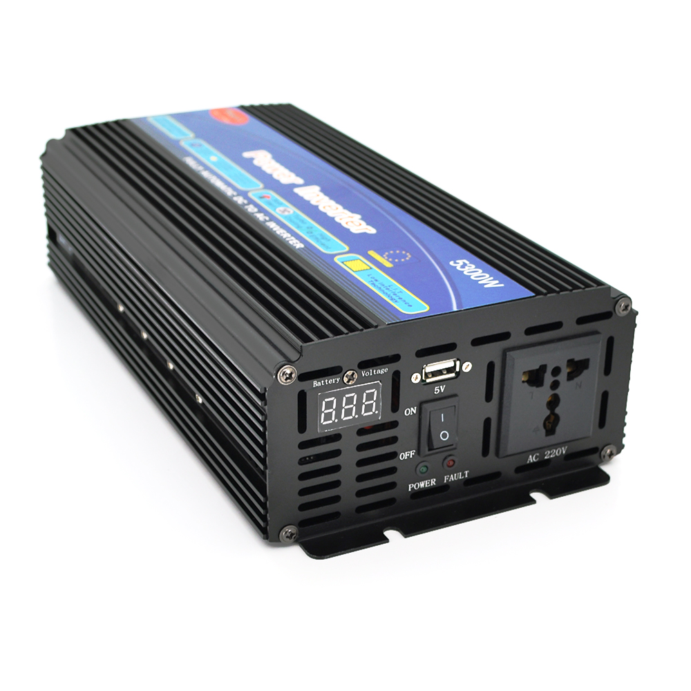 Інвертор напруги Wm-5300(2500Вт), 24 / 220V approximated, 1 універсальна розетка