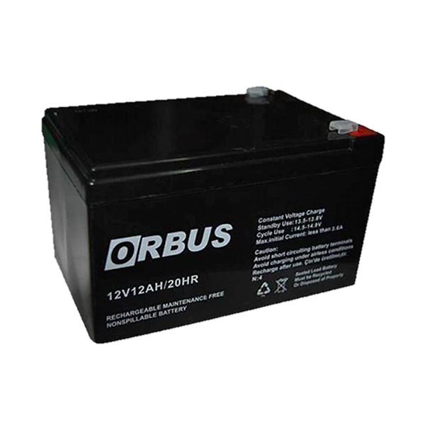 Акумуляторна батарея ORBUS ORB12120 AGM 12V 12Ah (150 x 97 x 95) 3.30 кг Q4 / 450