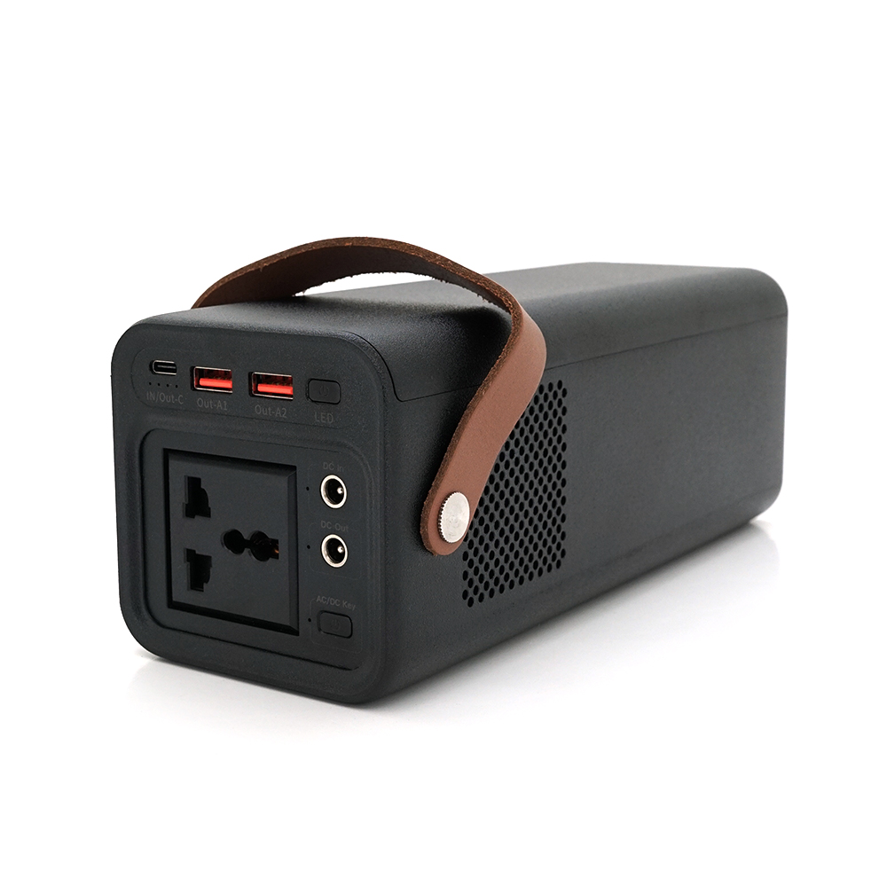 Портативна зарядна станція XO-PSA-200W потужністю 200W, (190Wh / 52800mAh), Output: 1AC+2USB +1Type-C +2DC, Black
