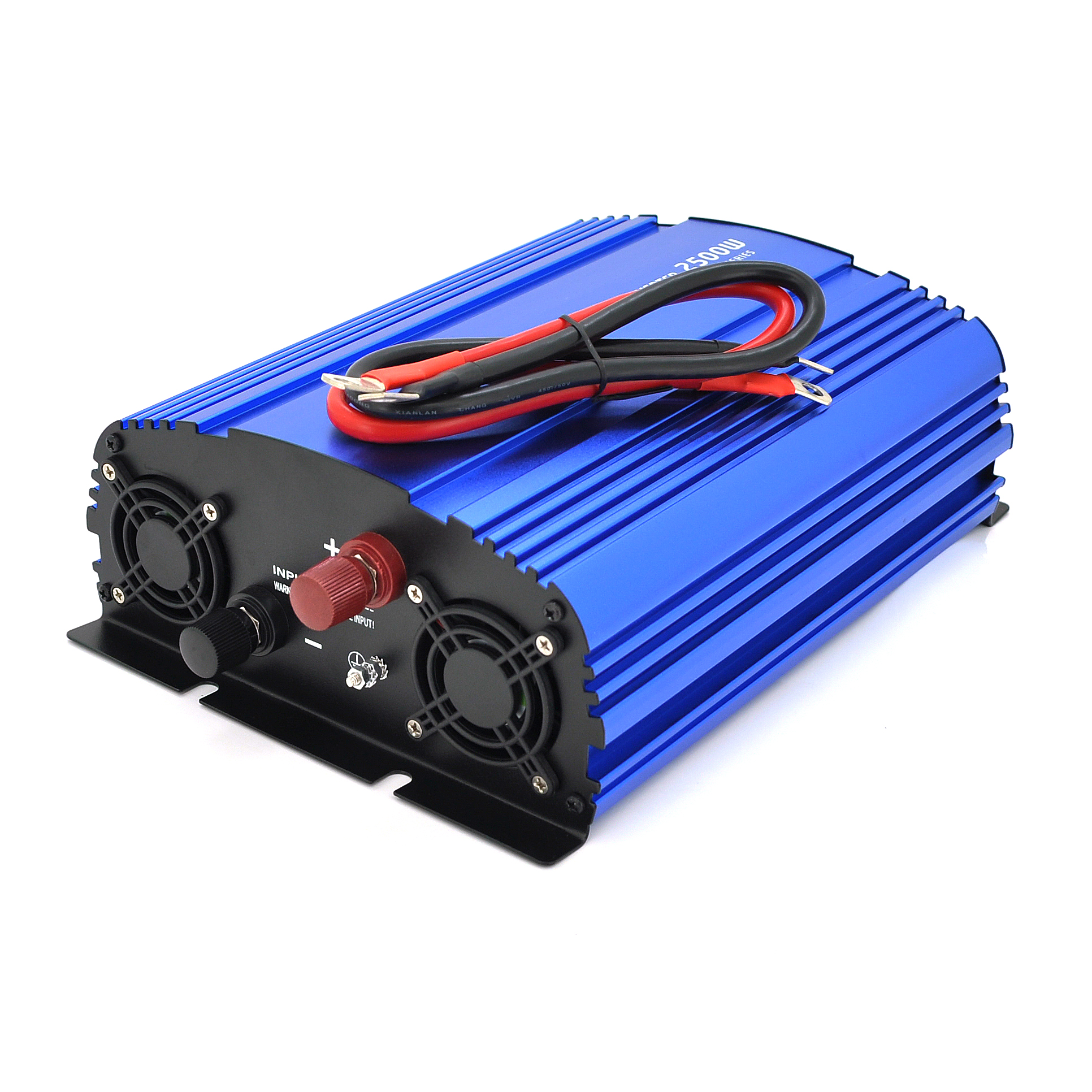 Інвертор напруги Tommatech MS-2500, 24V / 220V, 2500W з апроксимованою синусоїдою, 2Shuko, USB, 2*клемні дроти, 10 запобіжників