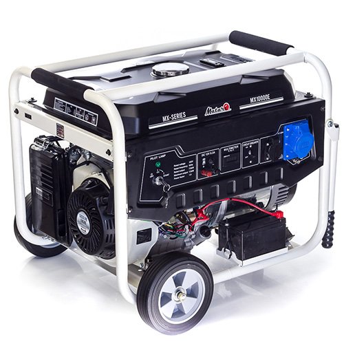 Бензиновий генератор Matari MX10000EA (7кВт), однофазний 220V, 50Hz , об'єм бака 25л, стартер (без АКБ)