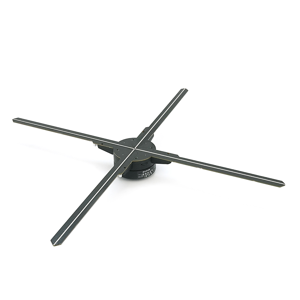 Світлодіодний голографічний проектор-голограма Merlion Z3H, 12V/60W, 1600*960dpi, угол обзора170°, LED: 4*240, 64*64cm