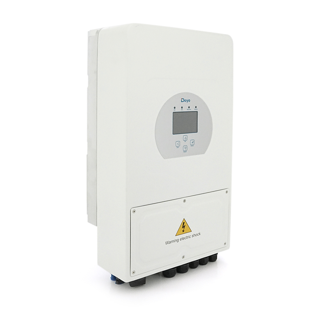 Гібридний інвертор (hybrid) Deye SUN-5K-SG03LP1-EU WI-FI, 5кВт, однофазний, (MPPT 125-425В/120А/DC48В), Parallel, IP65, 330×580×232мм, 25кг