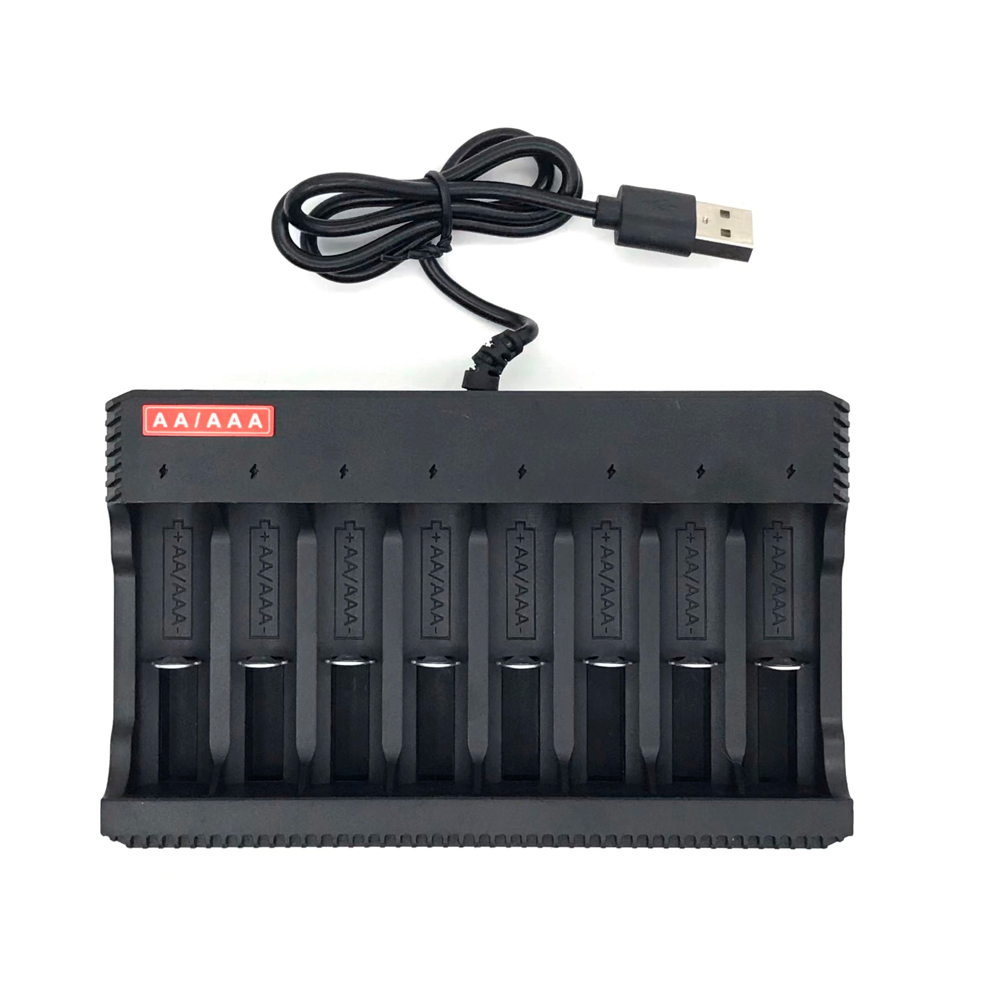 Зарядний пристрій MS-ZD8, 8 каналів, АА / ААА, 1.2V / 1600mAh, живлення від USB