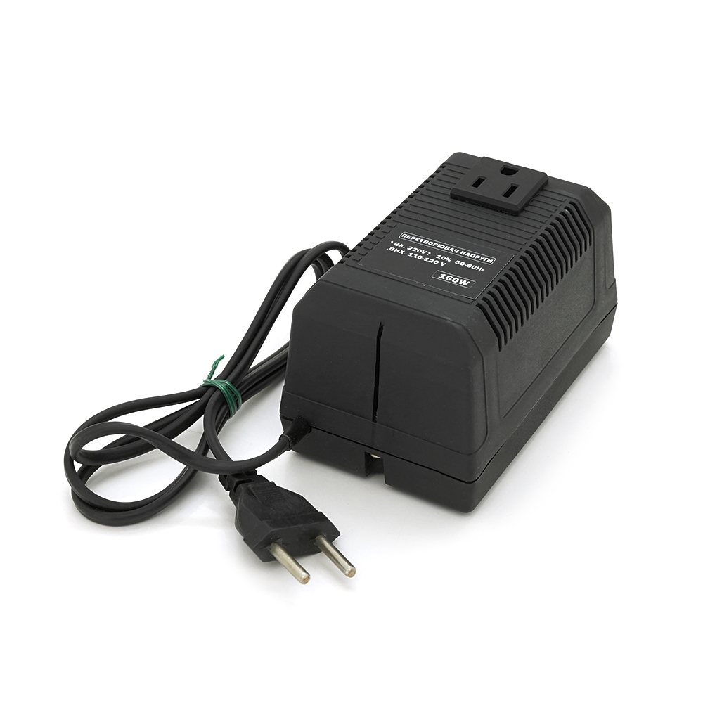 Перетворювач напруги понижуючий MERLION PN-160 Input 220 V/Output 110V, 160W, трансформаторний