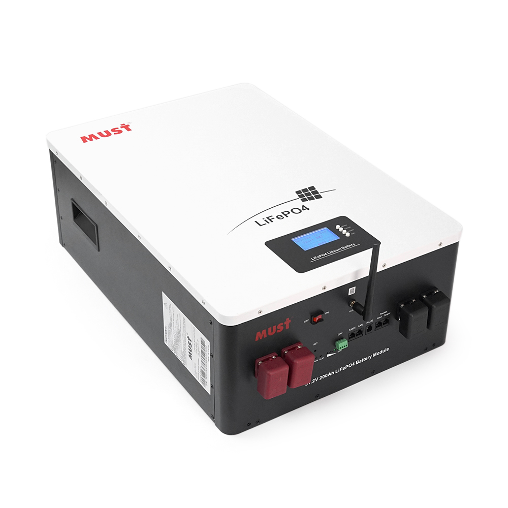 Акумуляторна батарея Must LiFePO4 LP16-48200 51.2V 200Ah, 10,24kWh, BMS100A@16S, CAN2.0 / RS232 / RS485, 6000 cycles, 625x442x250, 80kg
