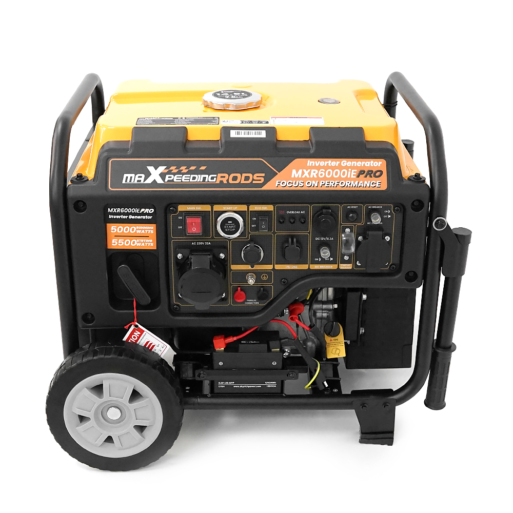 PETROL inverter generator MXR6000iE PRO (5.5kW), single-phase, 220V, 50Hz, tank volume 14.5l, electric starter — Фото 3