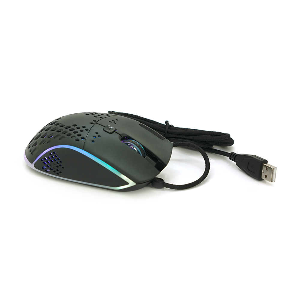 Миша провідна iMICE T97, 7 кнопок, 1000/1600/2400/3200/4800/7200 DPI, Led Lighting, 1,3м, Windows XP/Vista/Win7/8/10 Mac OS X, Black, COLOR BOX, Q40
