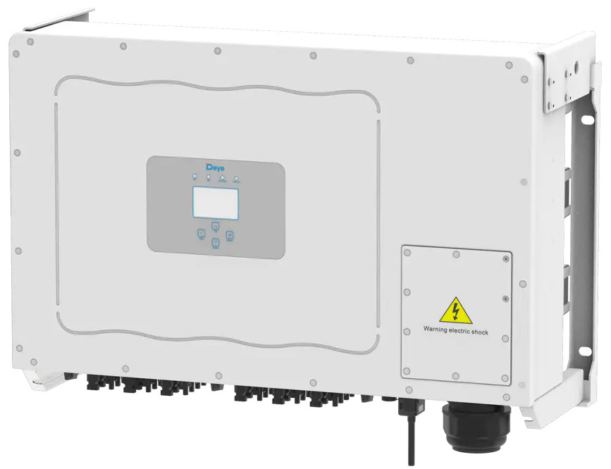 Мережевий сонячний інвертор трифазний (on-grid) Deye SUN-120K-G, 120кВт, 8 МРРT(200-1000V), WiFi, RS485/RS232, IP65 (1006×516×325mm), 103 кг