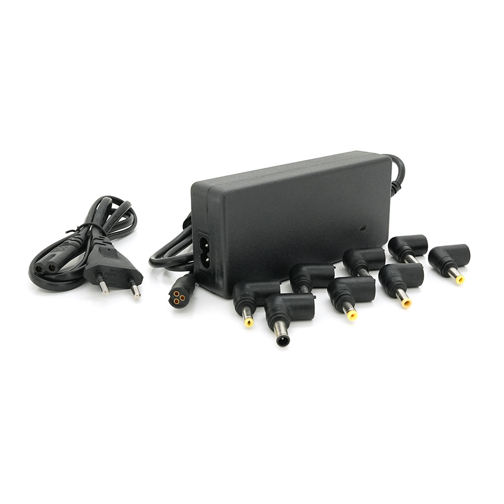 Універсальний БП 19V 4.74A 90W, High Quality, корпус - пласт, 8 роз'ємів + каб. харчування, BOX, Q50