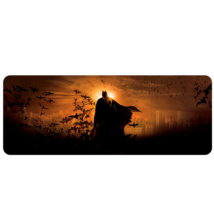 Килимок 300*800 тканинний Batman sunrise з боковою прошивкою, товщина 2 мм, Black, Пакет