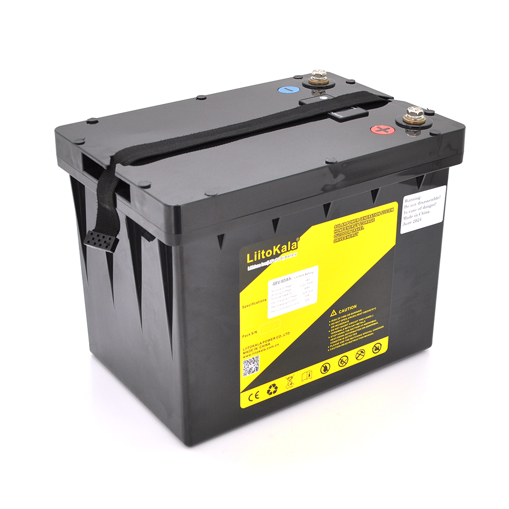 Акумуляторна батарея LiitoKala LiFePO4 48V(58,4V) 40Ah BMS(10(20) / 40A) з LCD дисплеєм (295*203*225mm), 13kg