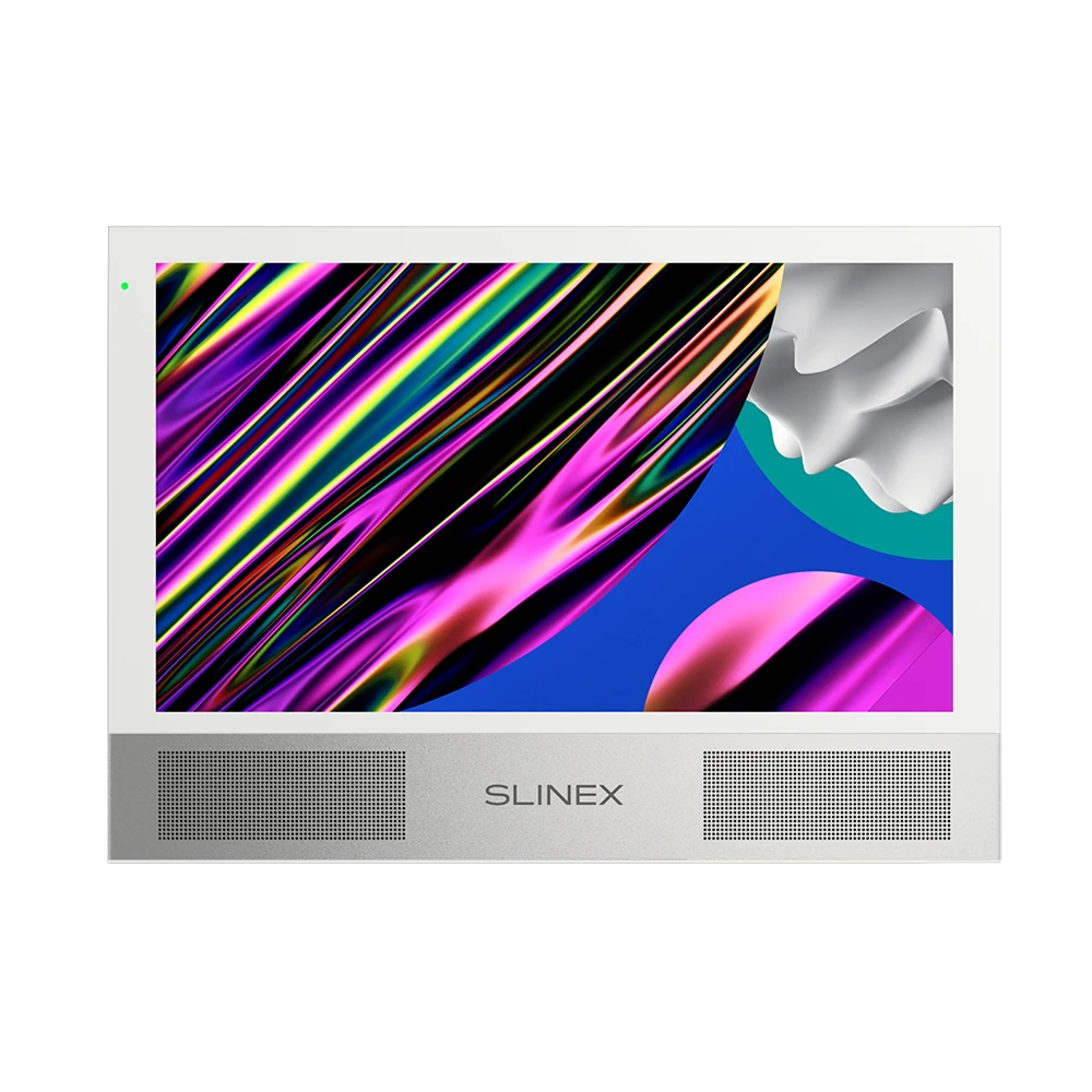 AHD відеодомофон Slinex Sonik 7 (white), 7” сенсорний IPS екран, запис руху, слот microSD, 176×133×20 мм