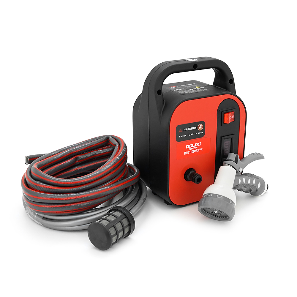 Насос для поливу Delixi 12V, 7-9 л/хв, шланг(8мм) 5 м, 1,5 кг