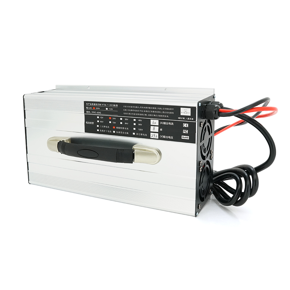 Зарядний пристрій для акумуляторів LiFePO4 24V(29,2V),8S,60A, роз'єм Anderson, LED-індикація
