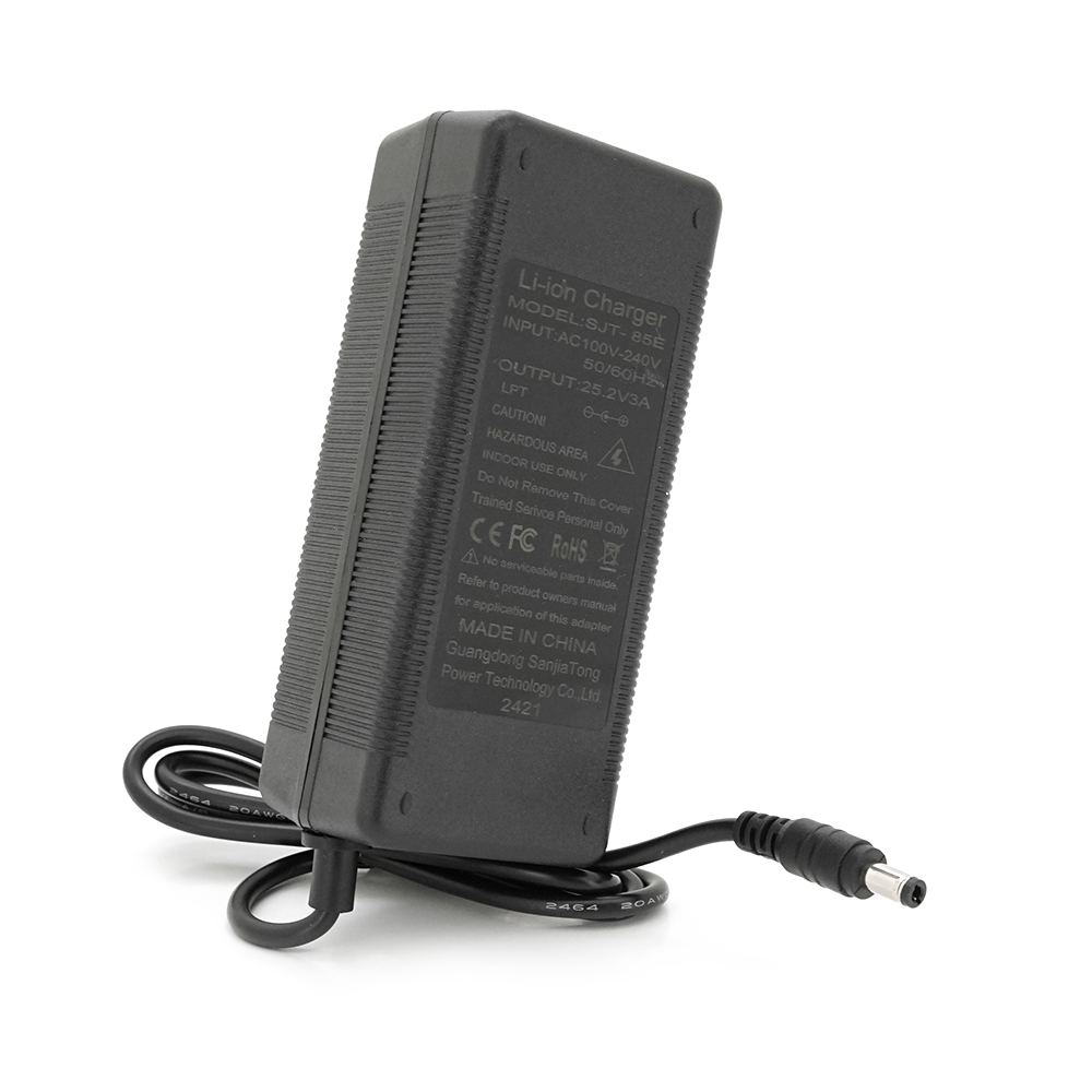 Зарядний пристрій для акумуляторів Li-ion 25,2V,6S,3A,штекер 5,5, 135х55х45мм