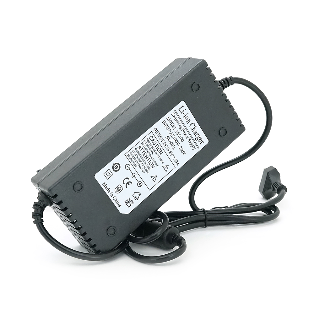 Зарядний пристрій для акумуляторів Li-ion 16,8V,4S,10A, штекер 5,5х2,5мм, 135x55x45mm