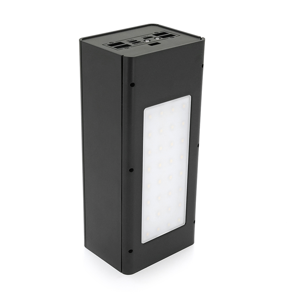 Power bank Voltronic D24-PD-QIMagnetic під 24х18650, Magnetic Wireless Charger, Output:22.5W, Micro-USB, Type-C, Lightning, ABS, PVC, Black, BOX — Фото 3