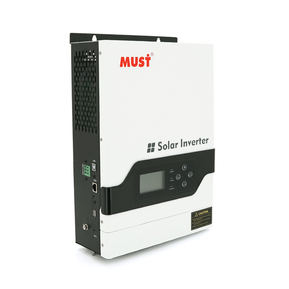 Гiбрiдне ДБЖ  MUST PV18-3224VPM II, 3200W, 24V, ток заряда 60A, 160-275V, MPPT (60А, 30-160 Vdc)