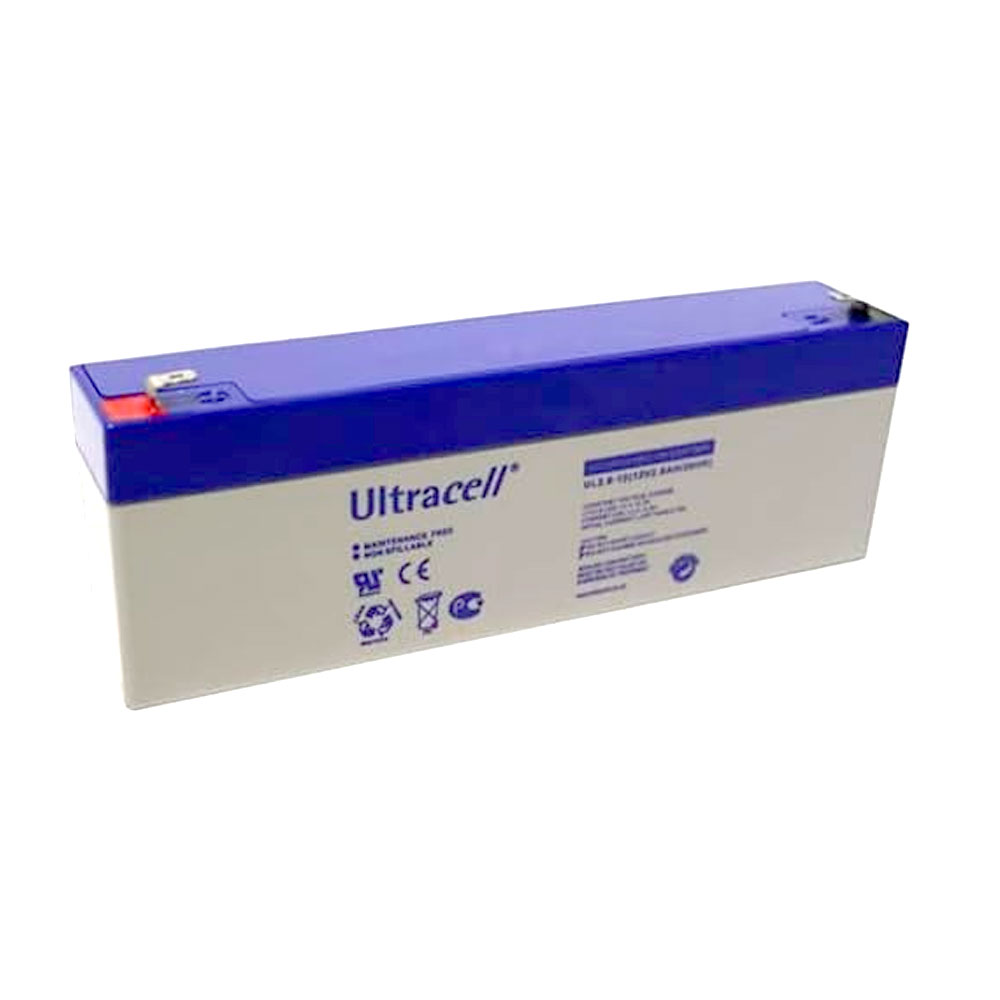 Акумуляторна батарея Ultracell UL2.6-12 AGM 12V 2,6Ah (178 x 35 x 60) White Q10