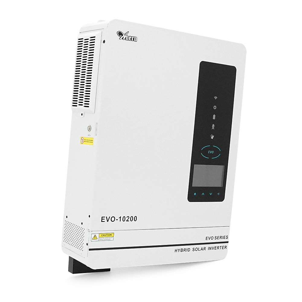 Гібридний інвертор ANERN SCI-EVO-10200VA, 8000W 48V, струм заряду 160А, MPPT(90-450В), 530x390x130mm, 14.5кг