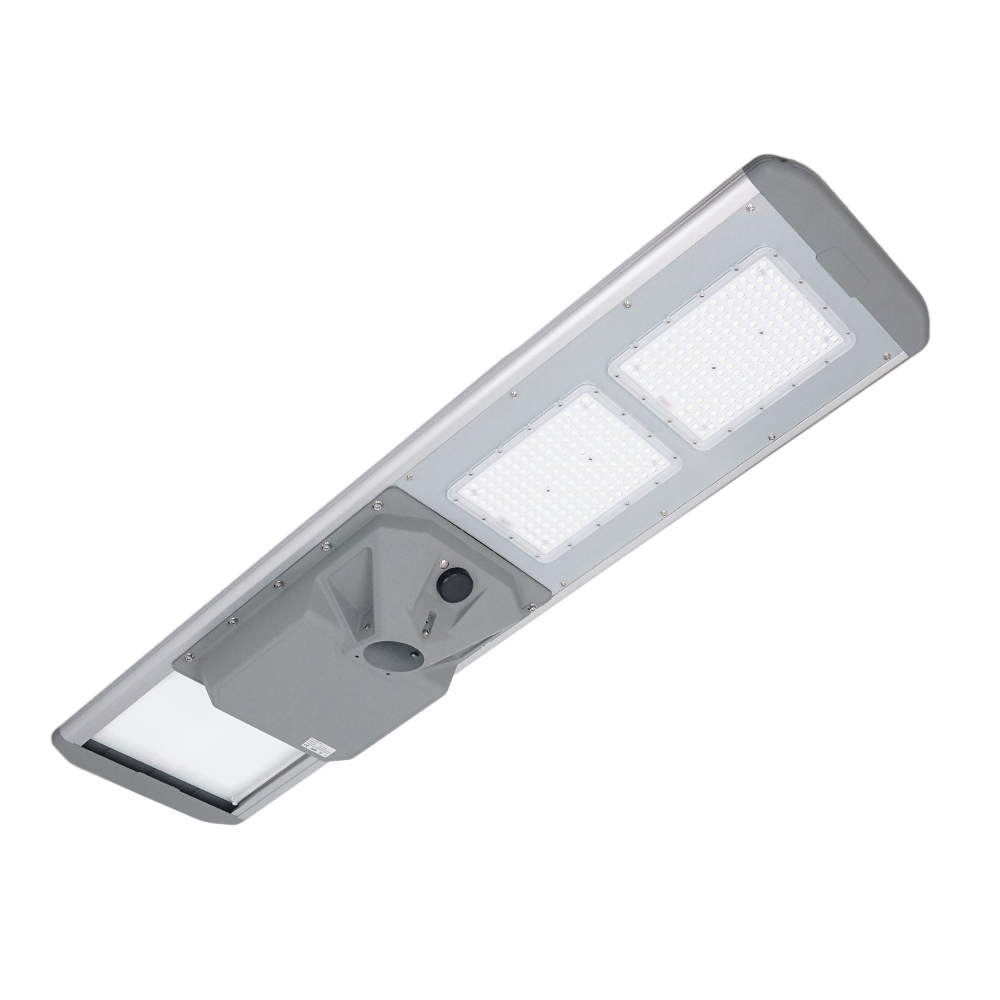 SOLAR LED-ліхтар Anern AN-SLV-80W, 80W,18V 90W,324LED,480WH LiFePO4, 210lm/w, 120°, заряд 8 ч, разряд 4 часа, IP66. Aluminium +PMMА, 1430*382*100mm