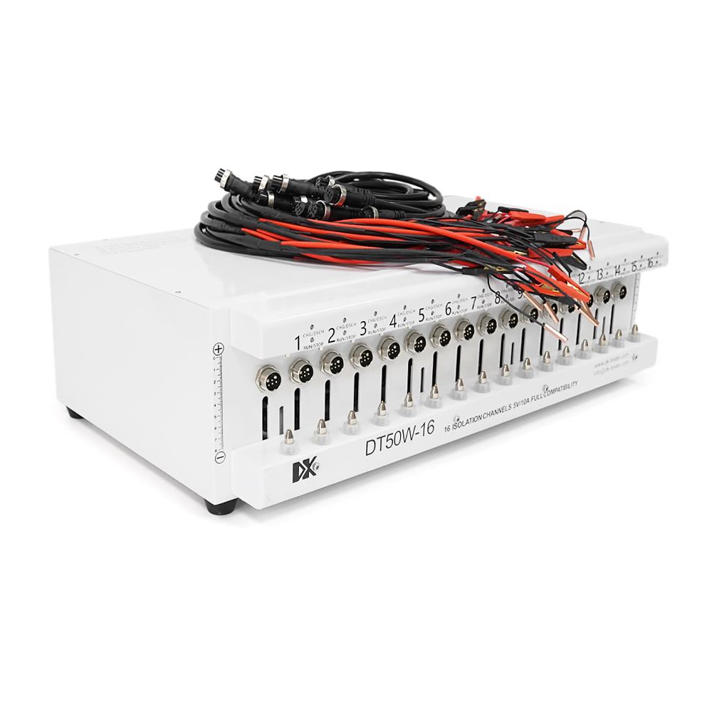 Тестер заряду-розряду літій-іонних акумуляторів DT50W-16, 5V 10A