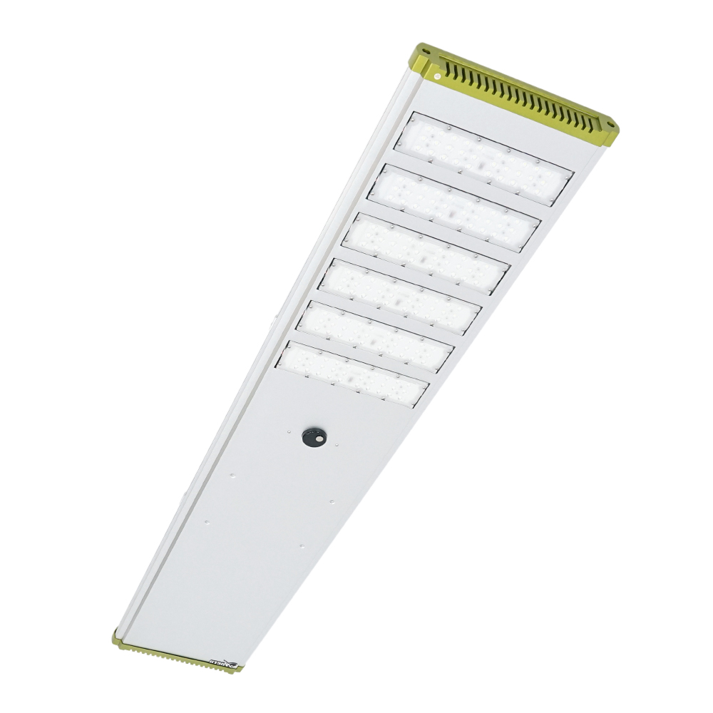 SOLAR LED-ліхтар Anern AN-SLA-100W, 100W,18V 130W,180LED,768WH LiFePO4, 210lm/w, 120°, заряд 8 ч, разряд 4 часа, IP66. Aluminium + PMMA 1860*370*335mm