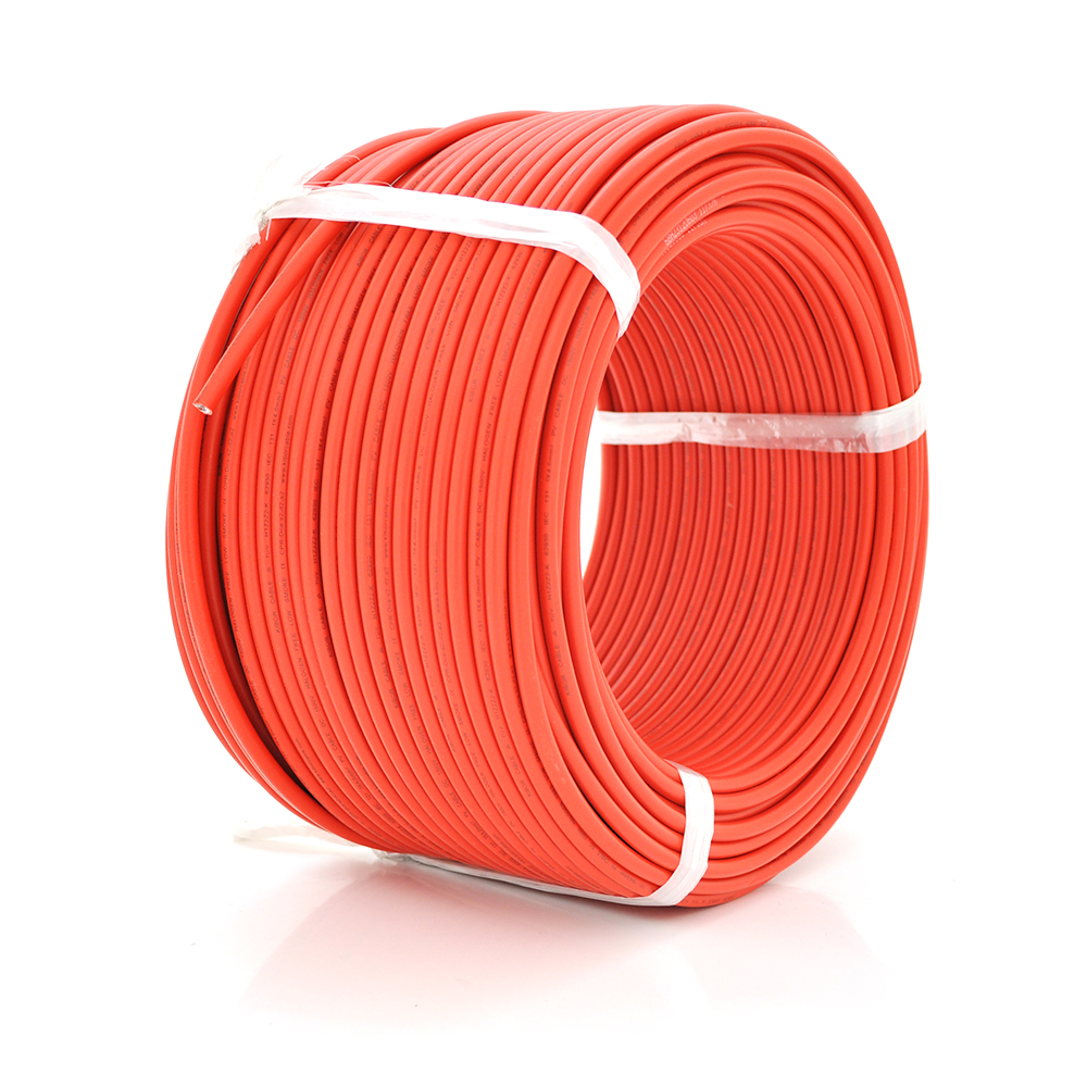 Кабель для солнечных систем 4mm2 красный 100м провод для подключения ...