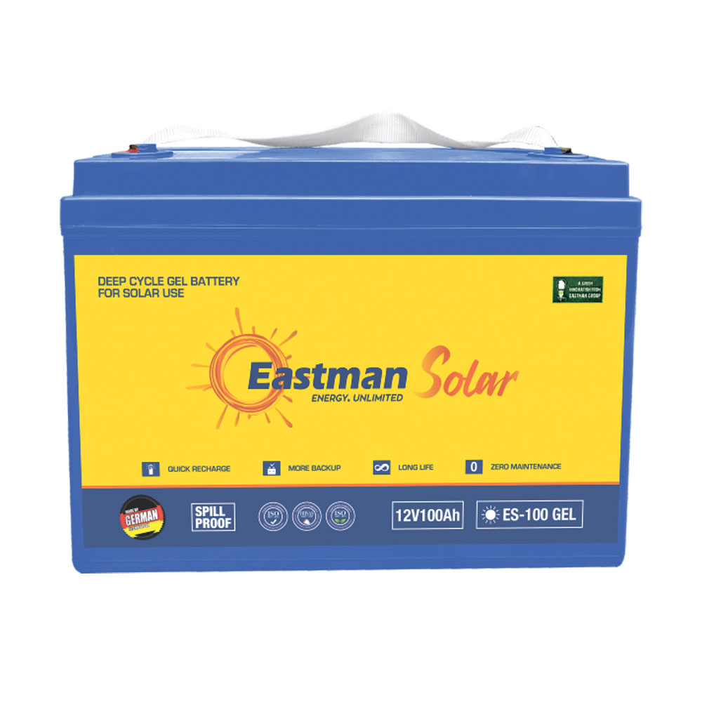 Акумуляторна батарея EASTMAN ES100 DEEP CYCLE GEL 12V 100Ah T16, 750 cycles, 800A (330x171x214(220)) Blue. 30.5kg Q1 / 30